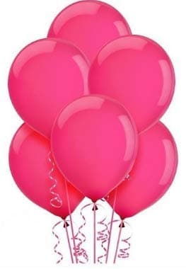 Balloonistics 10 Inch (Pack Of 50) Balloons for Birthday Decoration, Decoration for Weddings, Engagement, Baby Shower, 1st Birthday, Anniversary Party, Birthday Party supplies (Pink) thumbnail 1
