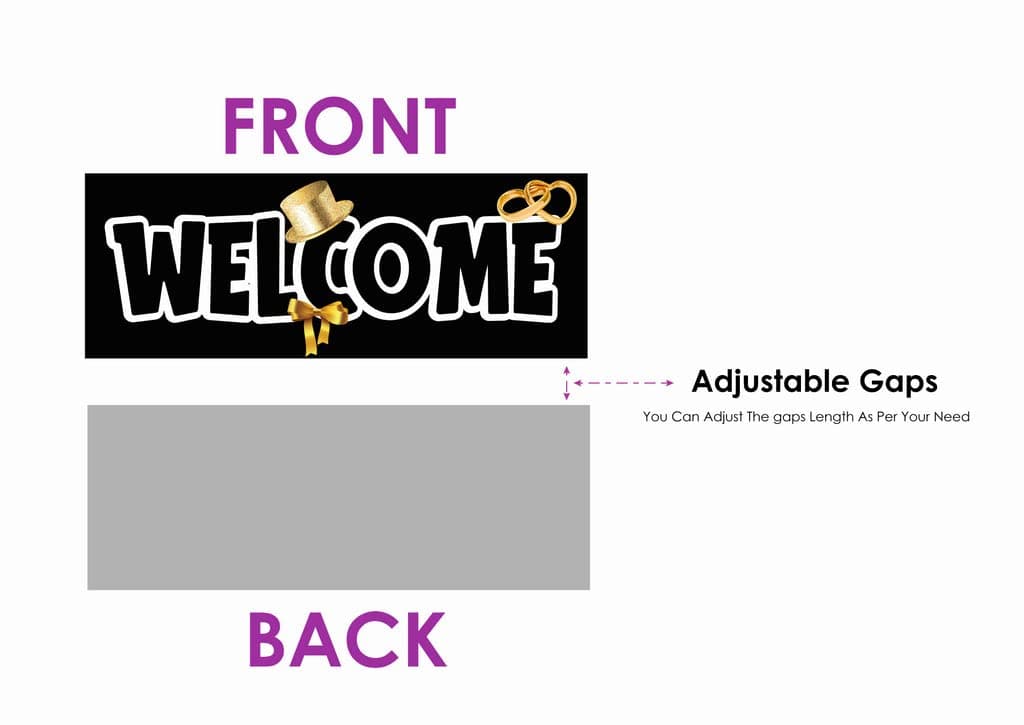Balloonistics Groom to Be Welcome Board - 2.3 Ft Large Bachelor Party Entryway Sign - Premium Cardstock Tuxedo & Dapper Theme Outdoor Decoration with Ribbons, Engagement & Wedding Celebration Backdrop (Welcome Outdoor Board) thumbnail 5