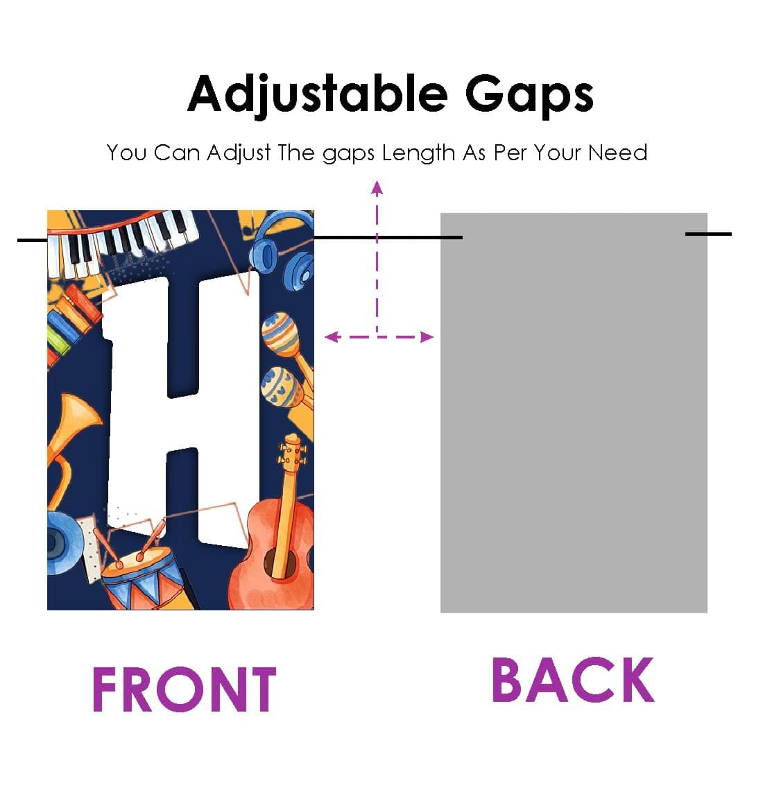 Balloonistics Music Theme Happy Birthday Banner – Rock & Roll Musical Note Bunting – Premium Cardstock Party Decorations for Musicians & Music Lovers thumbnail 4