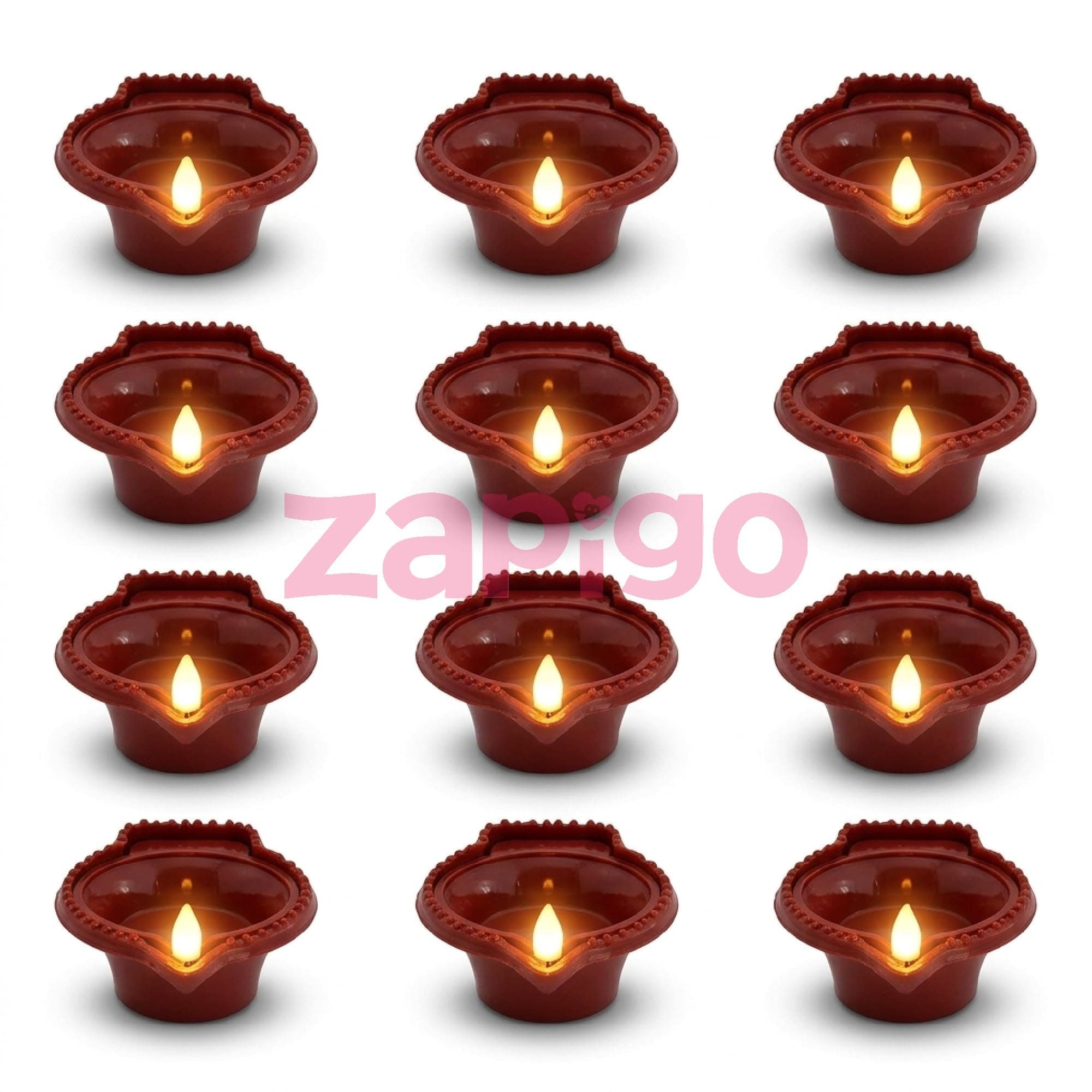 Habba Diwali LED Diya Lights (LED Diya Pack of 24) thumbnail 8