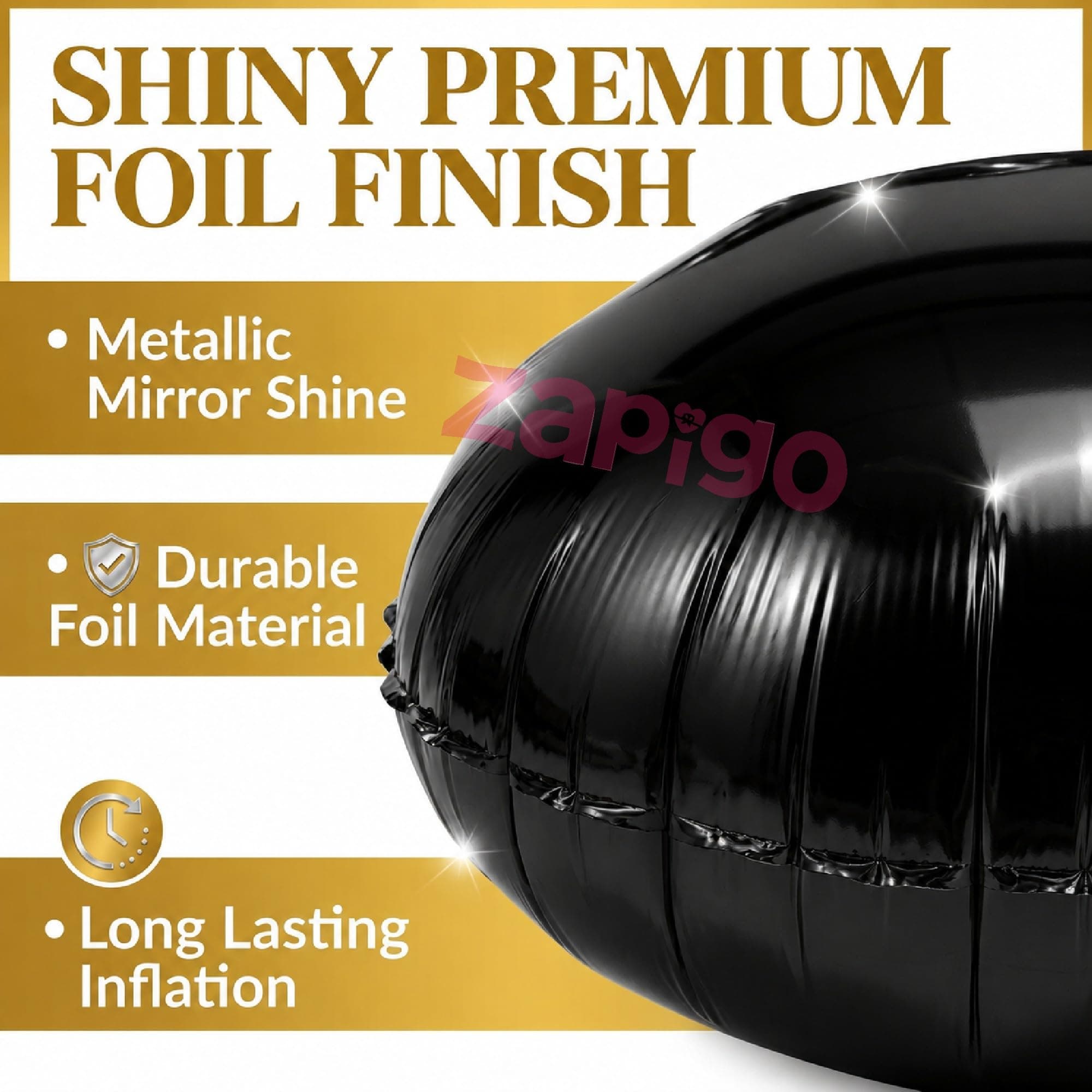 Balloonistics Black Foil Number 3 Balloon | Giant 40 Inch | Birthday & Themed Party Decoration thumbnail 3
