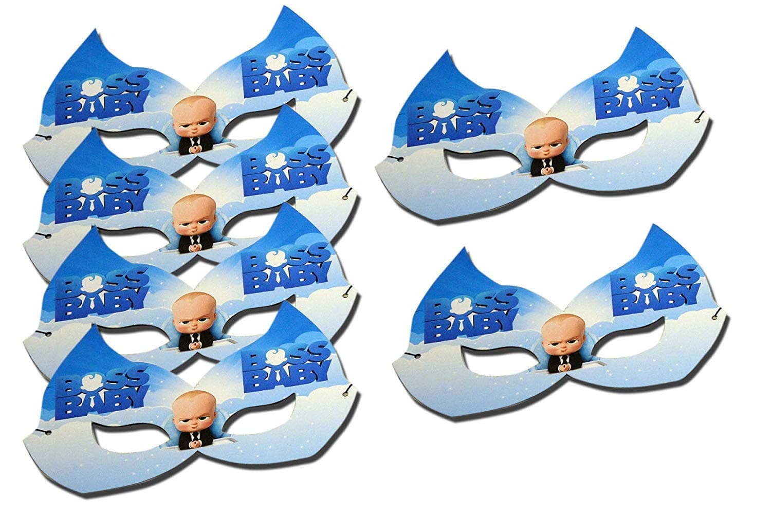 Balloonistics Kid's Baby Mask (Multicolour) - Pack of 10 thumbnail 1