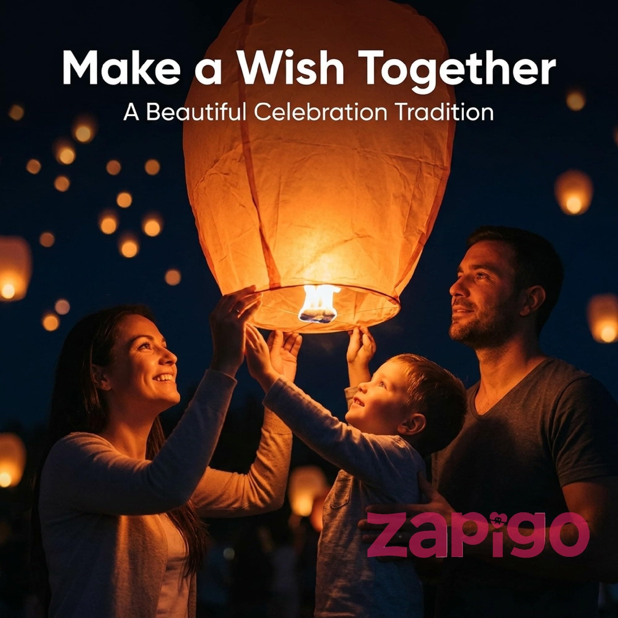 Balloonistics Sky Lantern Pack of 5 | Biodegradable Flying Paper Lanterns for Weddings, Birthday Parties, Diwali, New Year & Celebration Decor | Easy Release Wish Lanterns for Outdoor Events thumbnail 7