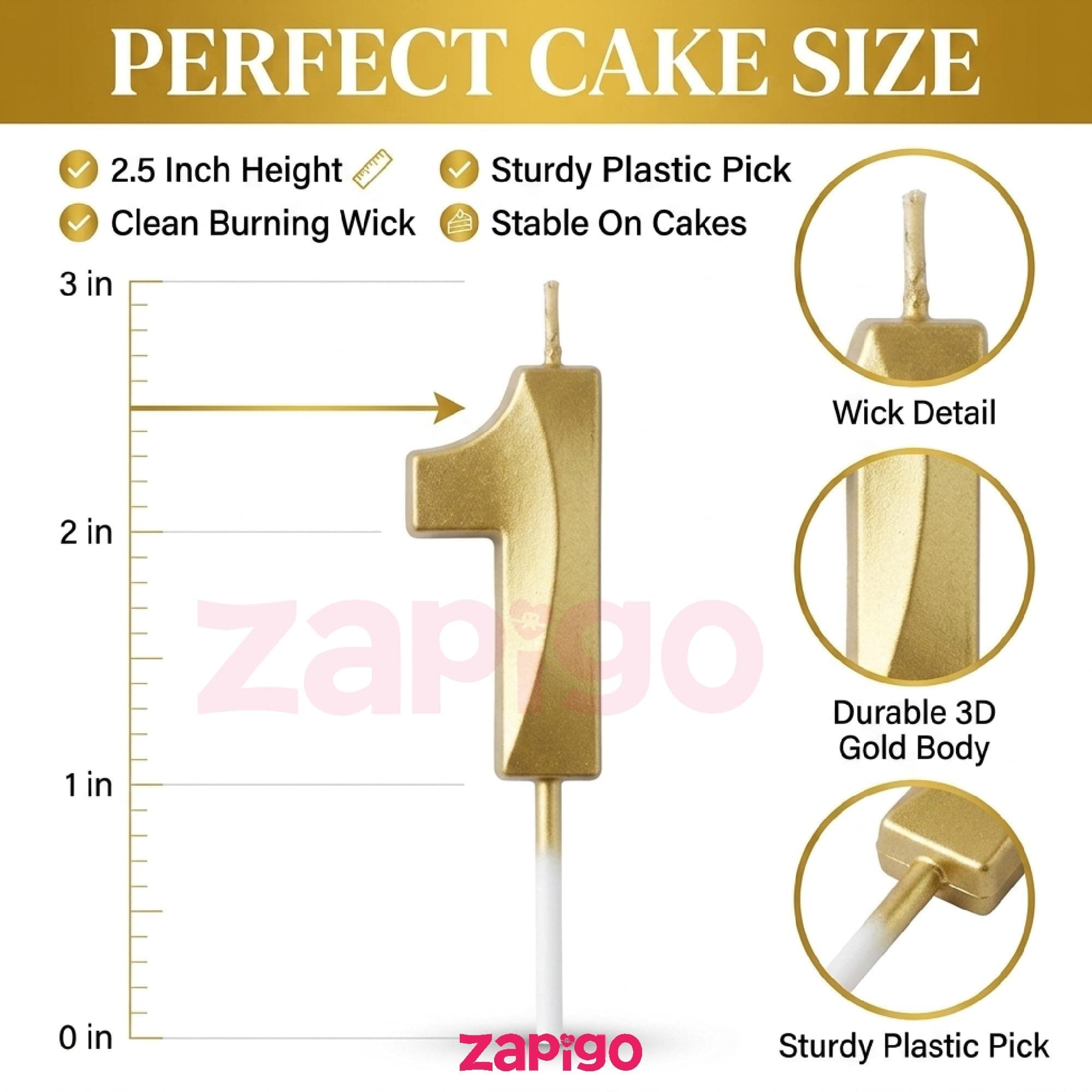 Balloonistics Gold 40-Inch Foil Number 25 Balloon with Matching Number Candle - Combo Set for 25th Birthday, Anniversary, Party Decoration, Photo Booth Backdrop thumbnail 6