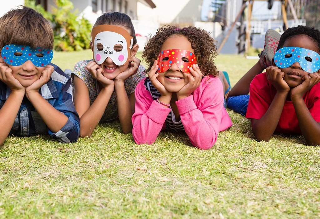 Balloonistics Kid's Baby Mask (Multicolour) - Pack of 10 thumbnail 3