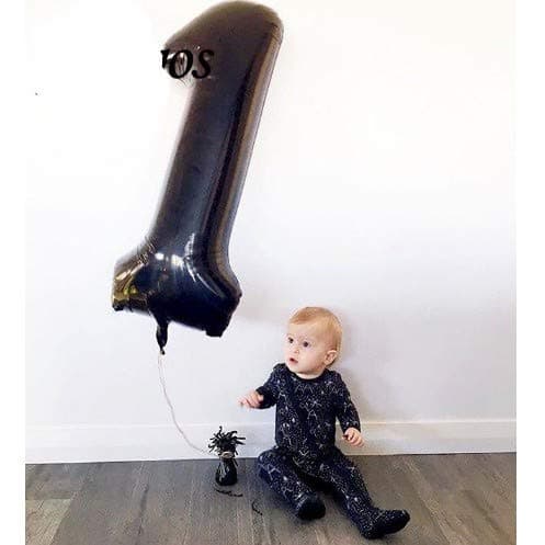 Balloonistics Black Number 5 Foil Balloon – 40-Inch Large Jumbo Number Balloon for 5th Birthday, 50th Anniversary & Party Decorations (Black, Number 5) thumbnail 7