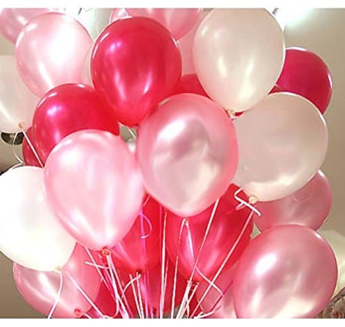 Balloonistics Red & Pink HD Metallic Balloons – Pack of 50 Party Balloons for Birthday & Celebration Decorations thumbnail 2