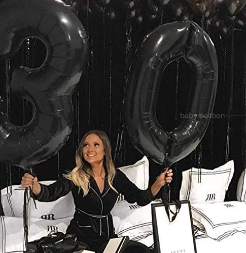 Balloonistics Black Number 5 Foil Balloon – 40-Inch Large Jumbo Number Balloon for 5th Birthday, 50th Anniversary & Party Decorations (Black, Number 5) thumbnail 4