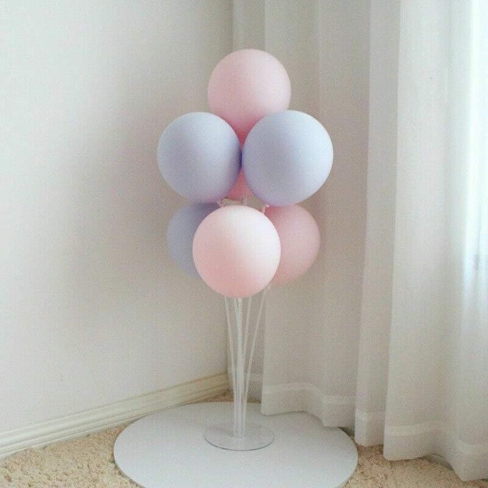 Balloonistics Balloon Stand Kit – Clear Desktop Table Balloon Holder with 7 Sticks, 7 Cups & 1 Base – Reusable Centrepiece Display for Birthdays, Weddings & Anniversaries (Pack of 1) thumbnail 4