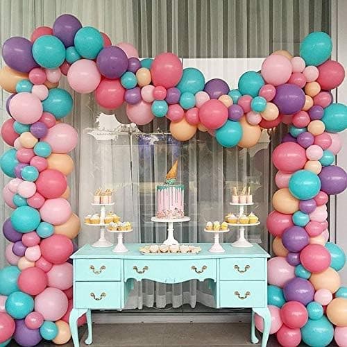 Balloonistics 25-Pack Pastel Blue Latex Balloons – Soft Matte Finish Balloons for Baby Shower, Boys Birthday, Winter Wonderland Theme & Elegant Party Decoration thumbnail 4
