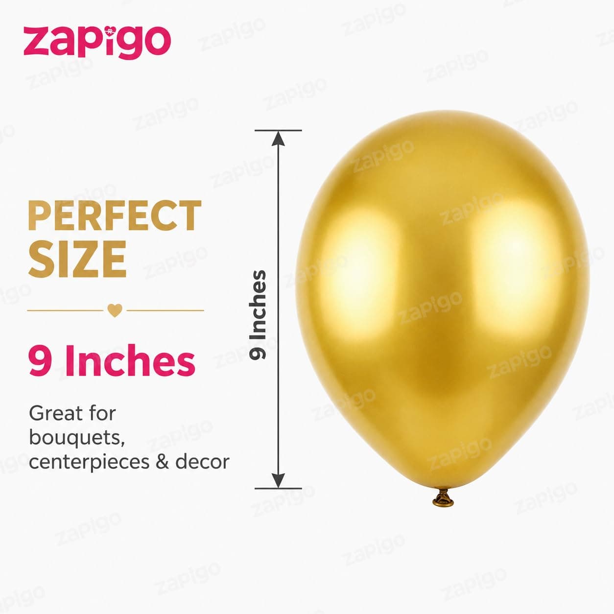 Balloonistics 25-Pack Metallic Pearl Finish Gold Latex Balloons – Shiny Warm Gold Balloons for Birthday, Wedding, Anniversary, Diwali & Festive Party Decoration thumbnail 3