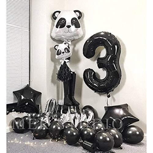 Balloonistics Black Number 5 Foil Balloon – 40-Inch Large Jumbo Number Balloon for 5th Birthday, 50th Anniversary & Party Decorations (Black, Number 5) thumbnail 5