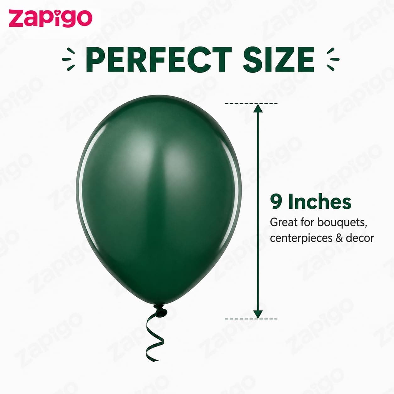Balloonistics 10 Inch (Pack Of 50) Balloons for Birthday Decoration, Decoration for Weddings, Engagement, Baby Shower, 1st Birthday, Anniversary Party, Birthday Party supplies (Dark Green) thumbnail 3