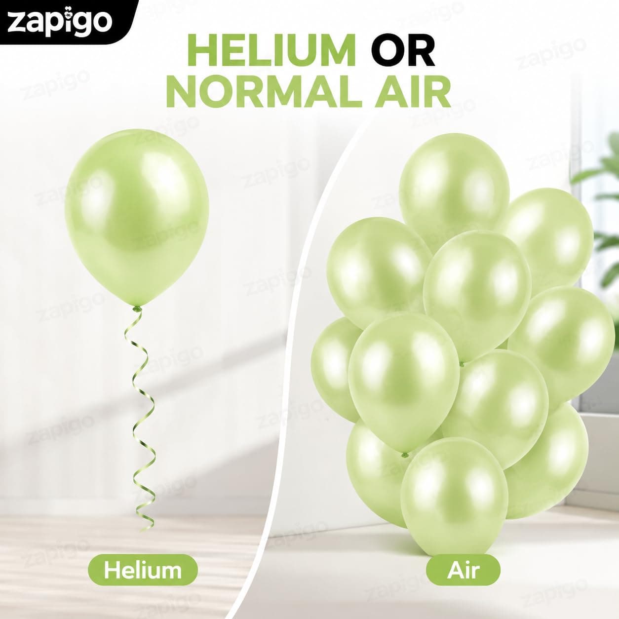 Balloonistics 25-Pack Kiwi Green Latex Balloons – Solid Colour Balloons for Jungle Theme, Tropical Party, Garden Event & Birthday Decoration thumbnail 4