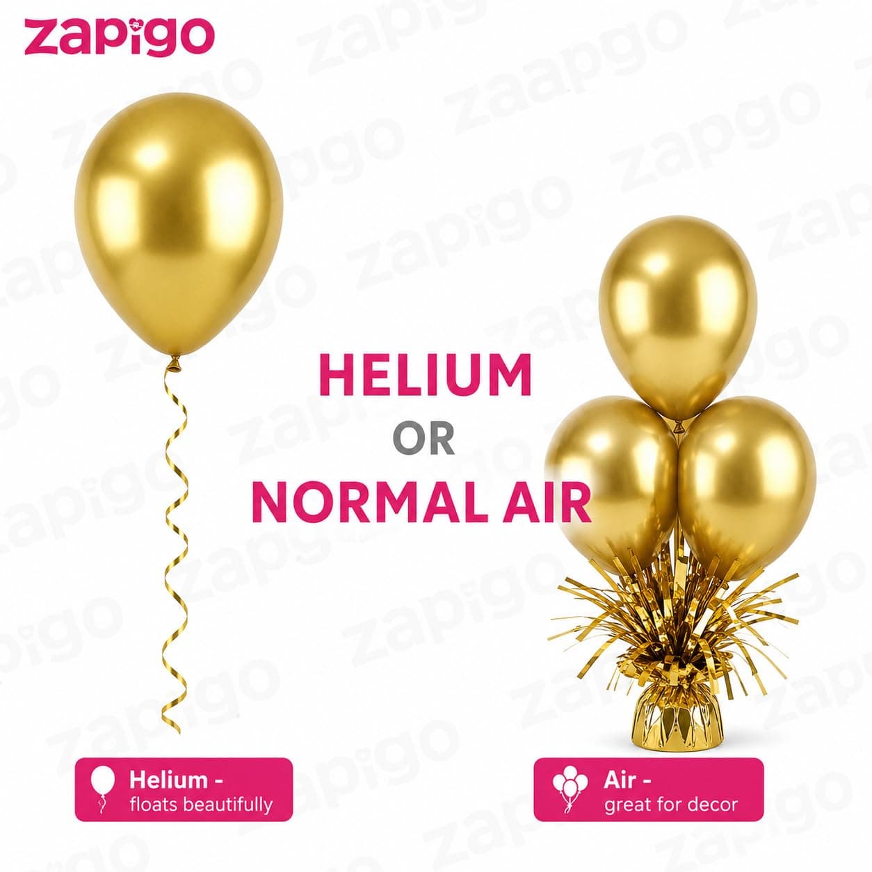 Balloonistics 50-Pack Metallic Gold Shiny Latex Balloons – HD Gold Balloons for Birthday, Wedding, Anniversary, Diwali & Festive Party Decoration thumbnail 4