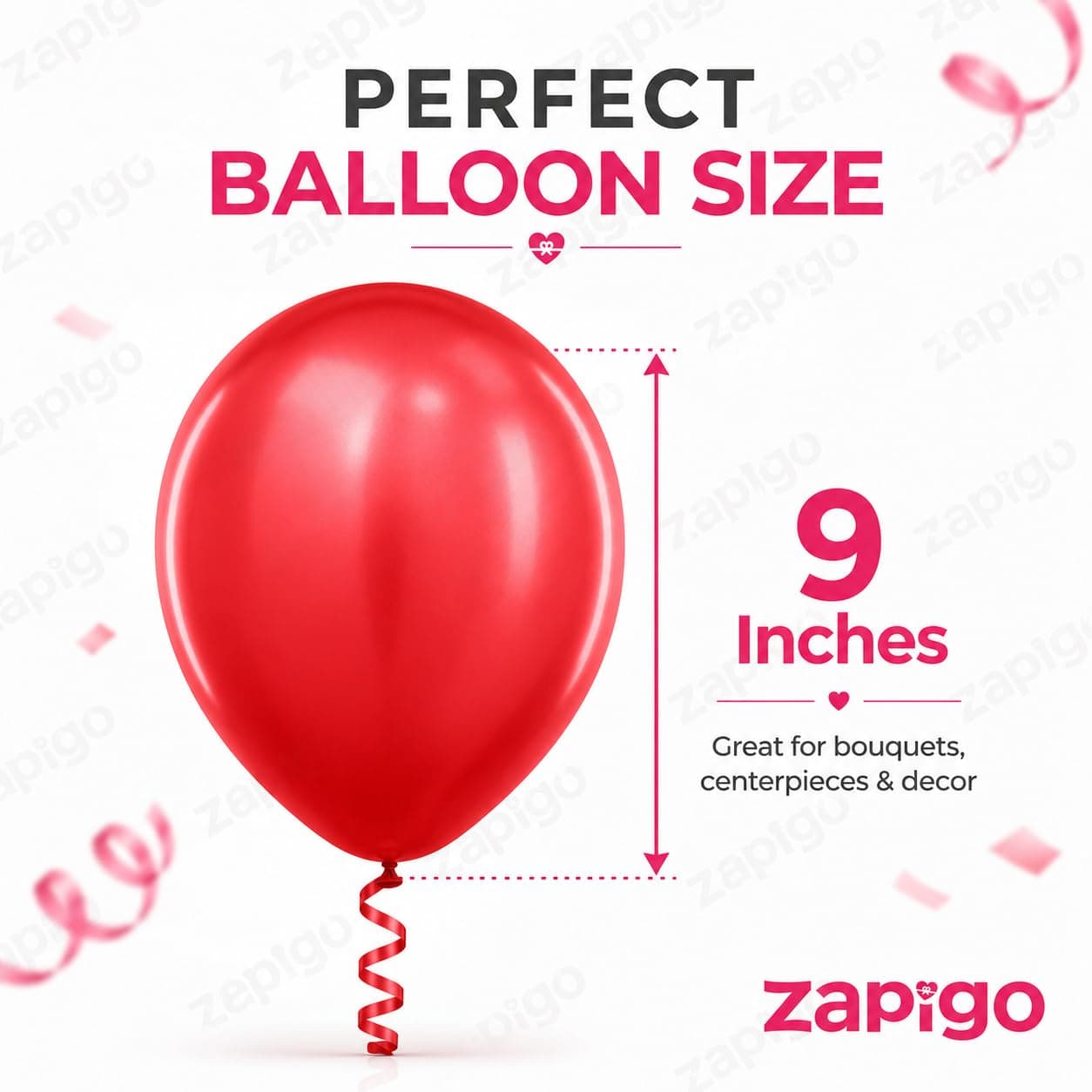 Balloonistics 50-Pack Metallic Red Shiny Latex Balloons – HD Red Balloons for Birthday, Valentine’s Day, Christmas & Vibrant Party Decoration thumbnail 3