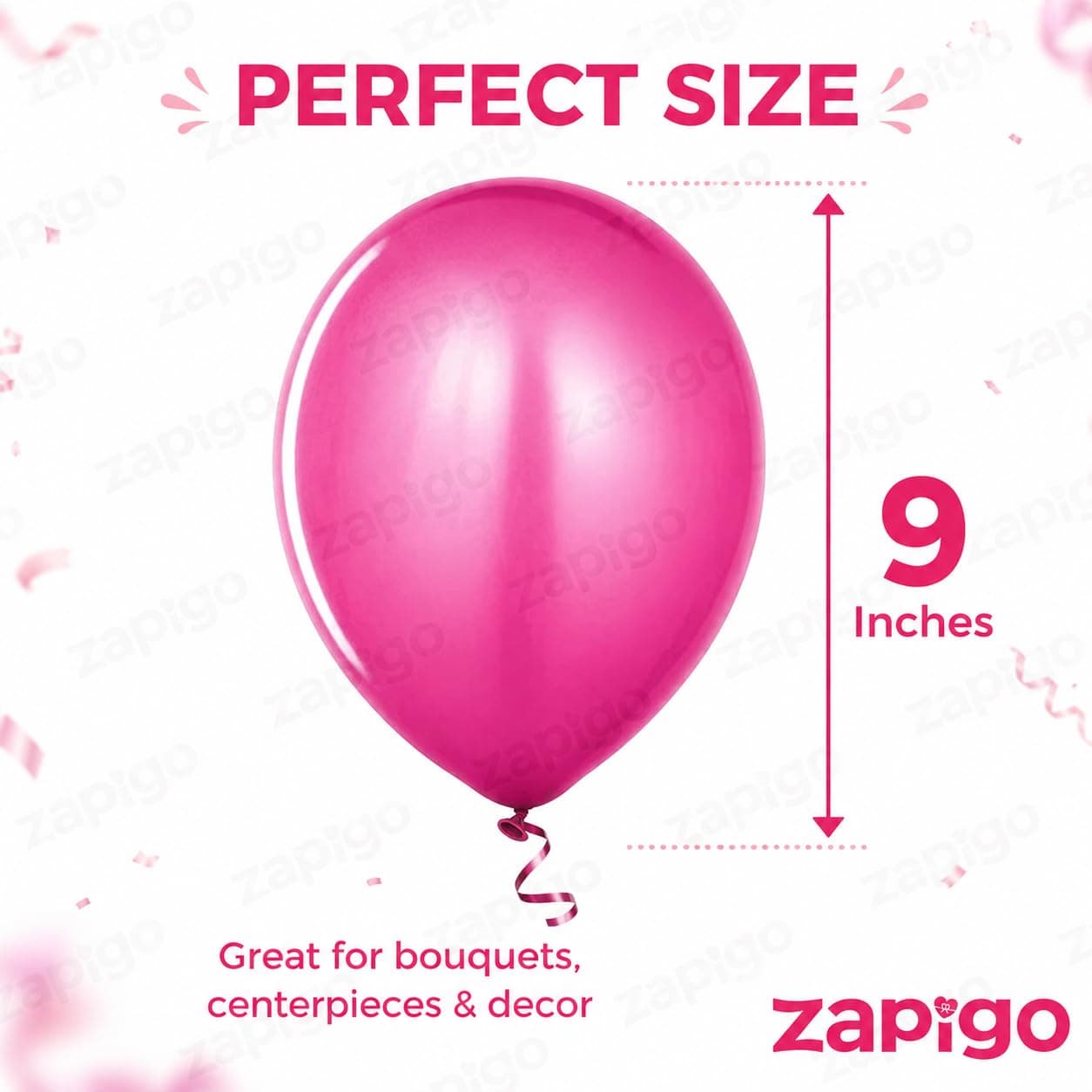 Balloonistics 25-Pack Metallic Pearl Finish Pink Latex Balloons – Shiny Blush Pink Balloons for Girls Birthday, Baby Shower, Bridal Shower & Feminine Party Decoration thumbnail 3