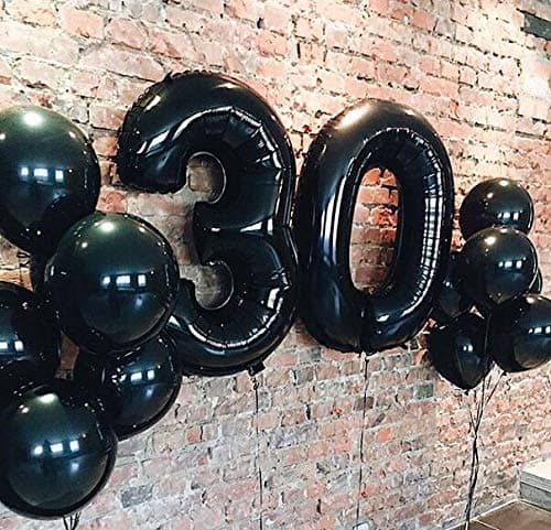 Balloonistics Black Number 5 Foil Balloon – 40-Inch Large Jumbo Number Balloon for 5th Birthday, 50th Anniversary & Party Decorations (Black, Number 5) thumbnail 6