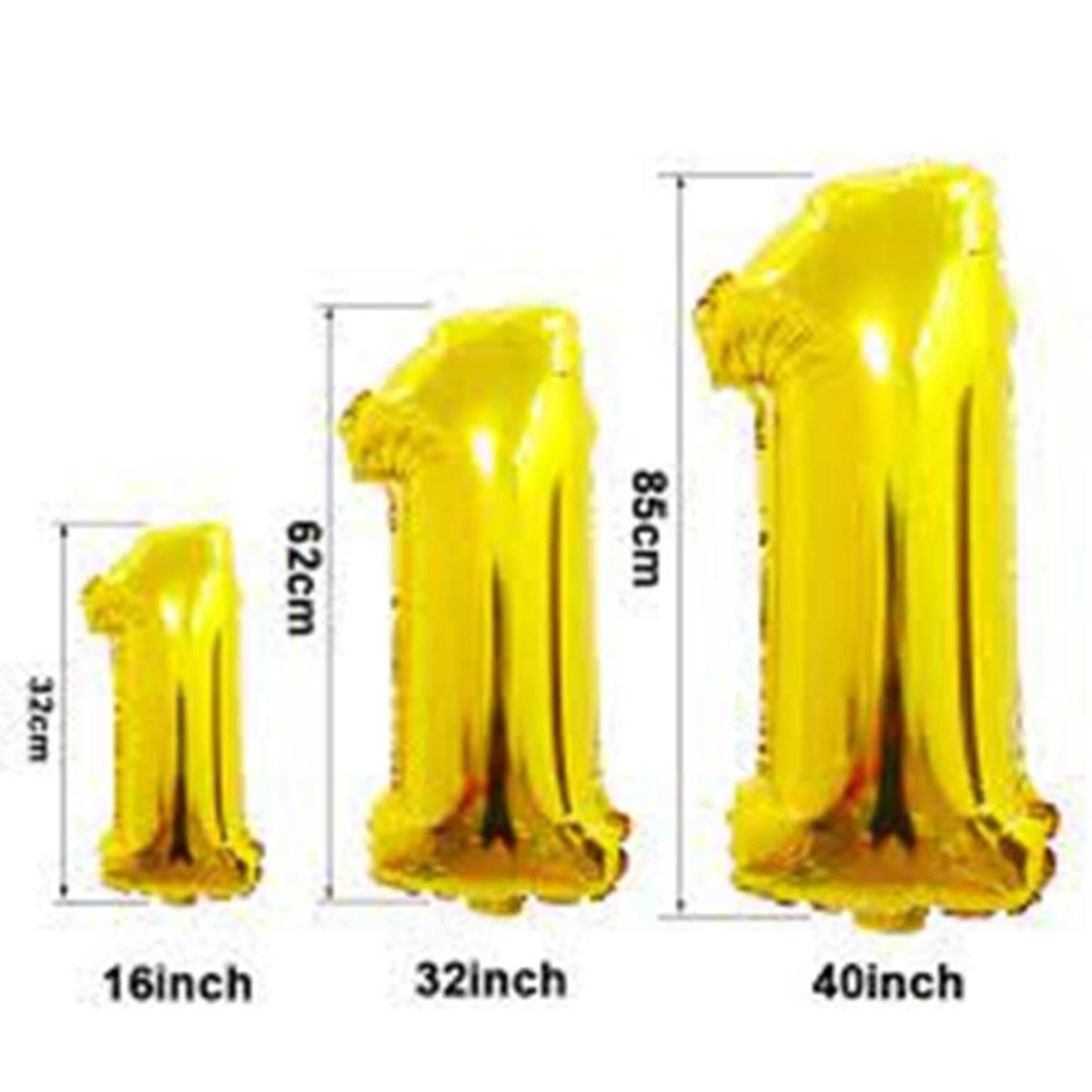 Balloonistics Gold Foil Number 90 Balloon – 16 Inch Golden Foil Number for Custom Age, Year & Phrase Party Decoration (Number 90) thumbnail 5