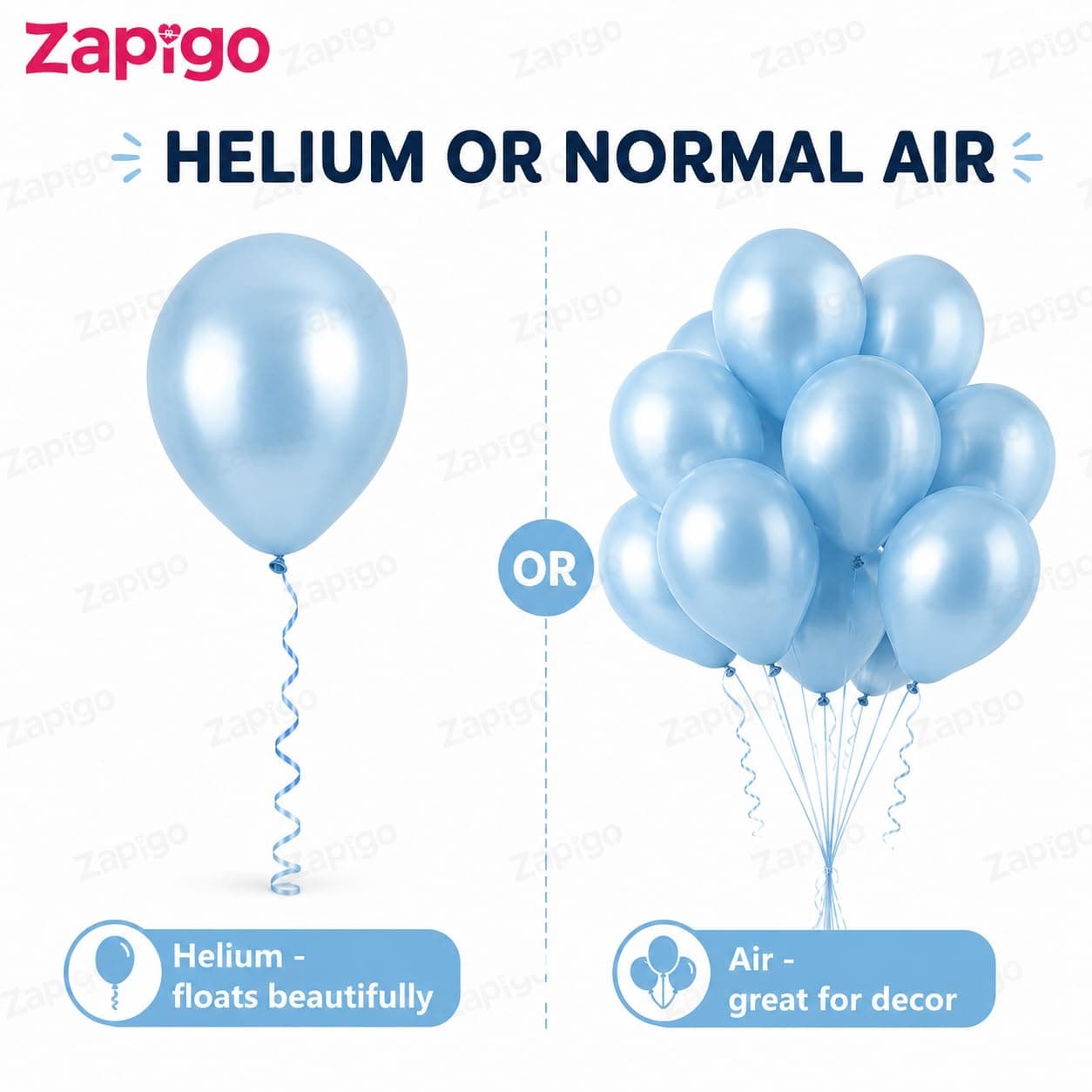 Balloonistics 10 Inch (Pack Of 50) Balloons for Birthday Decoration, Decoration for Weddings, Engagement, Baby Shower, 1st Birthday, Anniversary Party, Birthday Party supplies (Light Blue) thumbnail 4