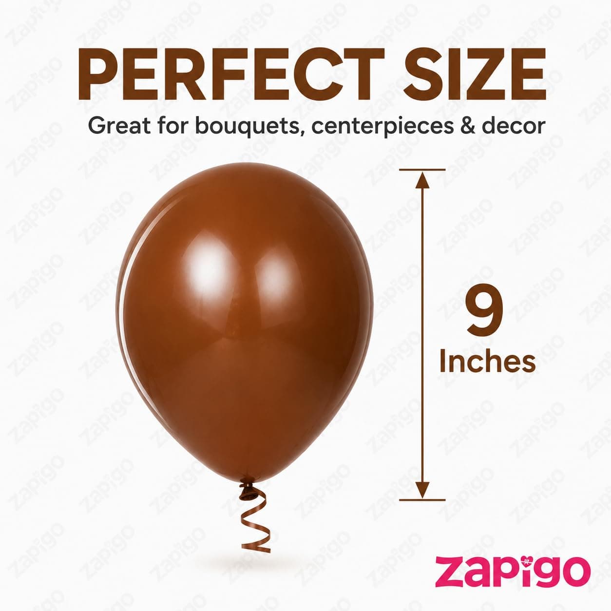 Balloonistics 25-Pack Brown Latex Balloons – Solid Colour Balloons for Chocolate Theme, Safari Party, Autumn & Earthy Celebration Decoration thumbnail 3