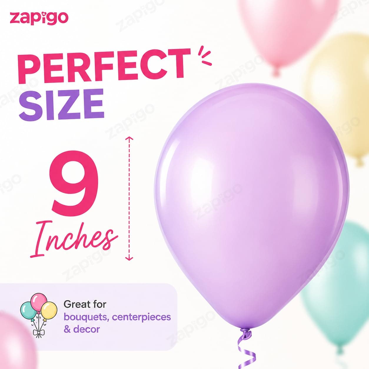 Balloonistics 50-Pack Multicolour Pastel Latex Balloons – Soft Matte Assorted Balloons for Baby Shower, Birthday, Boho & Dreamy Party Decoration thumbnail 3