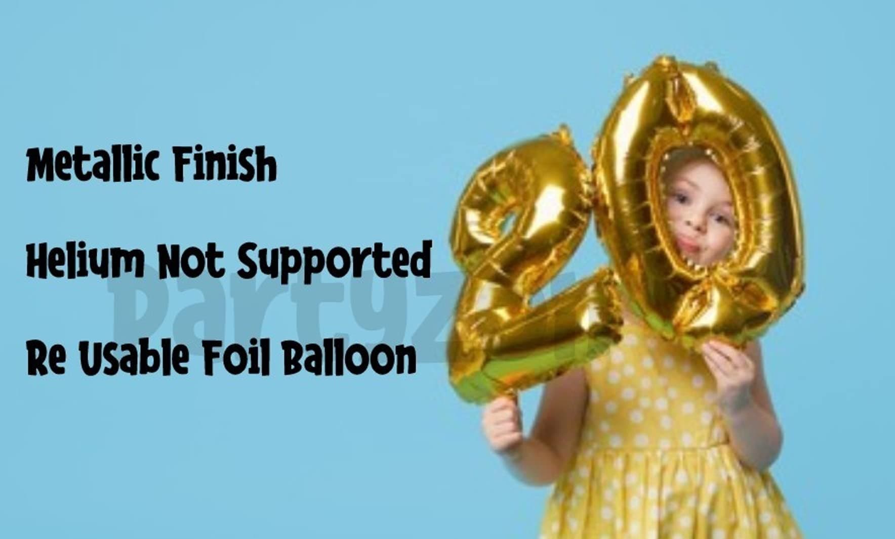 Balloonistics Gold Foil Number 67 Balloon – 16 Inch Golden Foil Number for Custom Age, Year & Phrase Party Decoration (Number 67) thumbnail 6