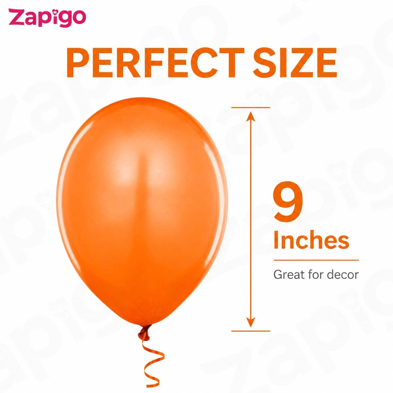Balloonistics 10 Inch (Pack Of 50) Balloons for Birthday Decoration, Decoration for Weddings, Engagement, Baby Shower, 1st Birthday, Anniversary Party, Birthday Party supplies (Orange) thumbnail 3