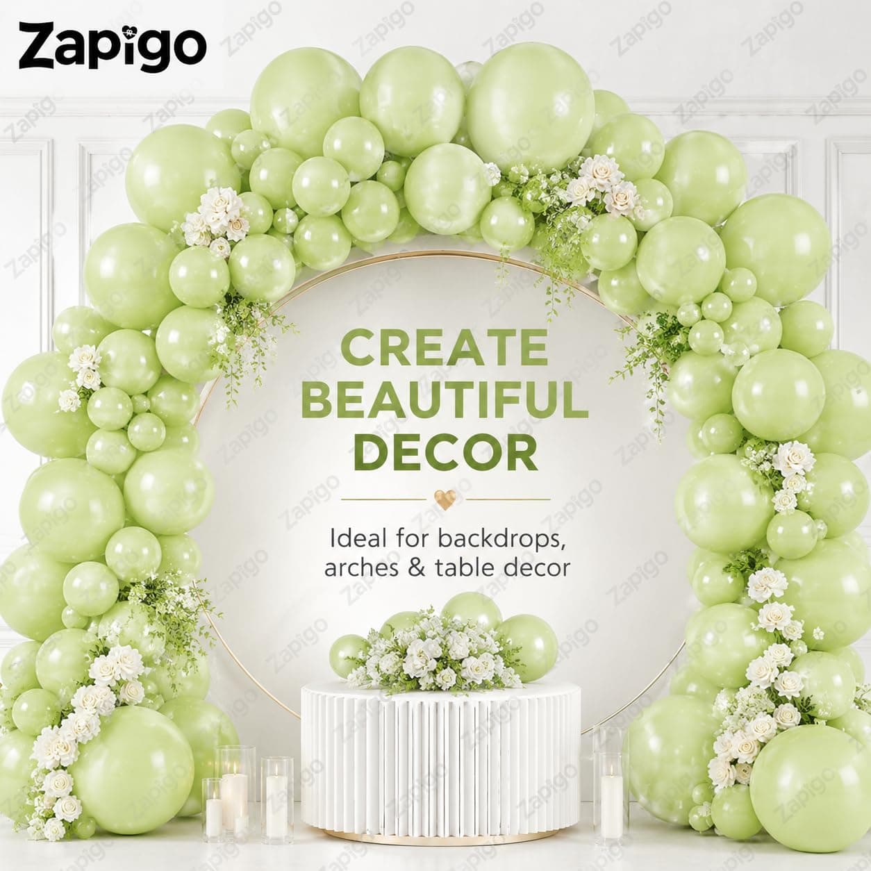 Balloonistics 25-Pack Kiwi Green Latex Balloons – Solid Colour Balloons for Jungle Theme, Tropical Party, Garden Event & Birthday Decoration thumbnail 6
