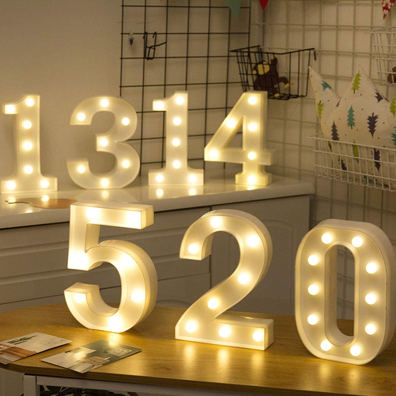 Balloonistics LED Marquee Number 5 Light - 9-Inch Cordless thumbnail 8
