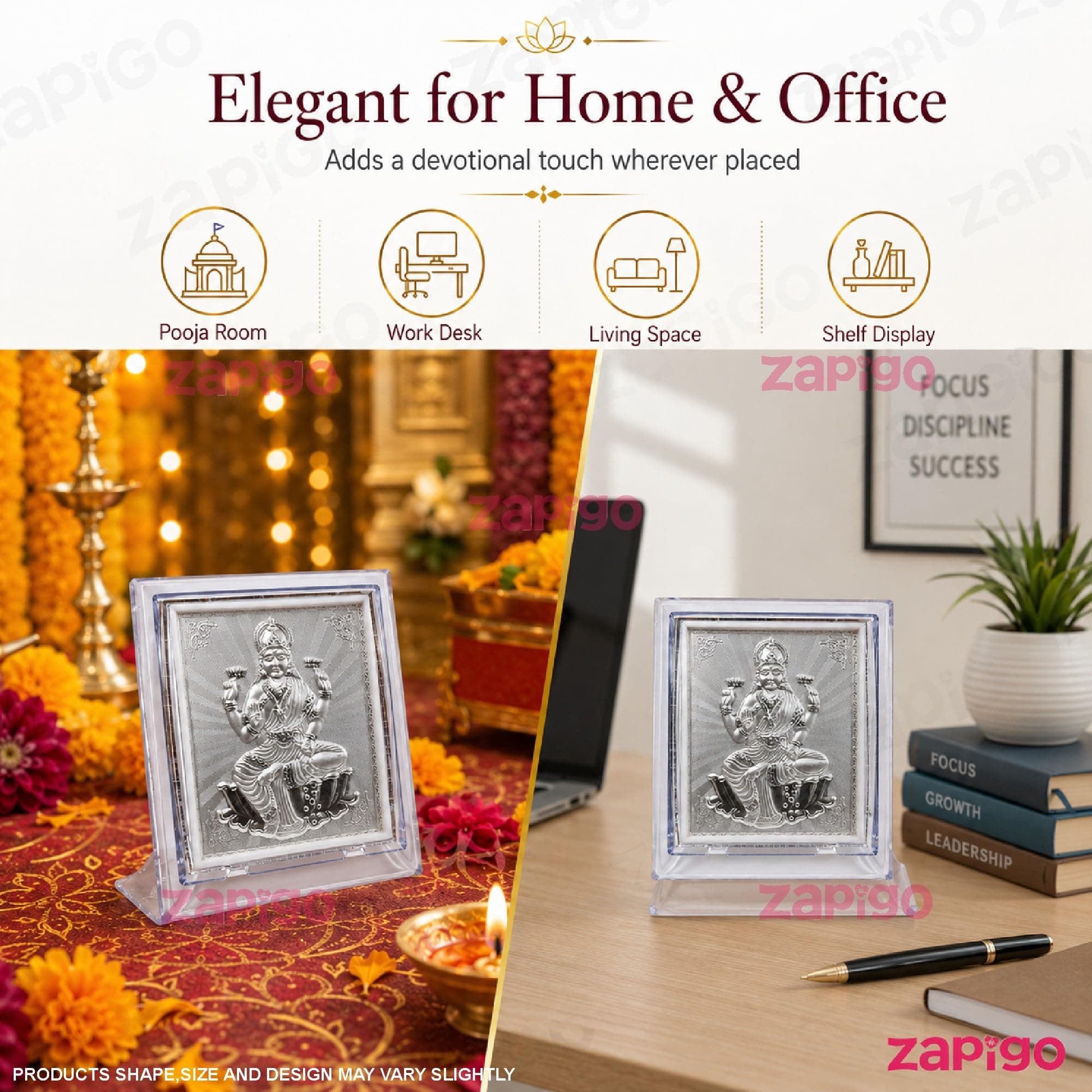 Habba Lakshmi Frame 999 Silver Pooja Return Gift for Women, Traditional Tambulam Hamper for Varalakshmi Vratham, Deepavali, Weddings, Navratri, Griha Pravesh, Baby Showers, Pack of 10 thumbnail 5