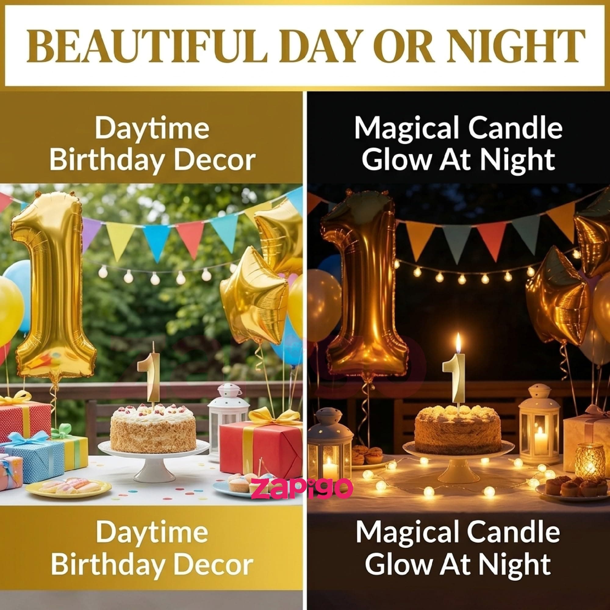 Balloonistics Gold 40-Inch Foil Number 21 Balloon with Matching Number Candle - Combo Set for 21st Birthday Decoration, Anniversary Party, Photo Booth Backdrop, Cake Table Decor thumbnail 7
