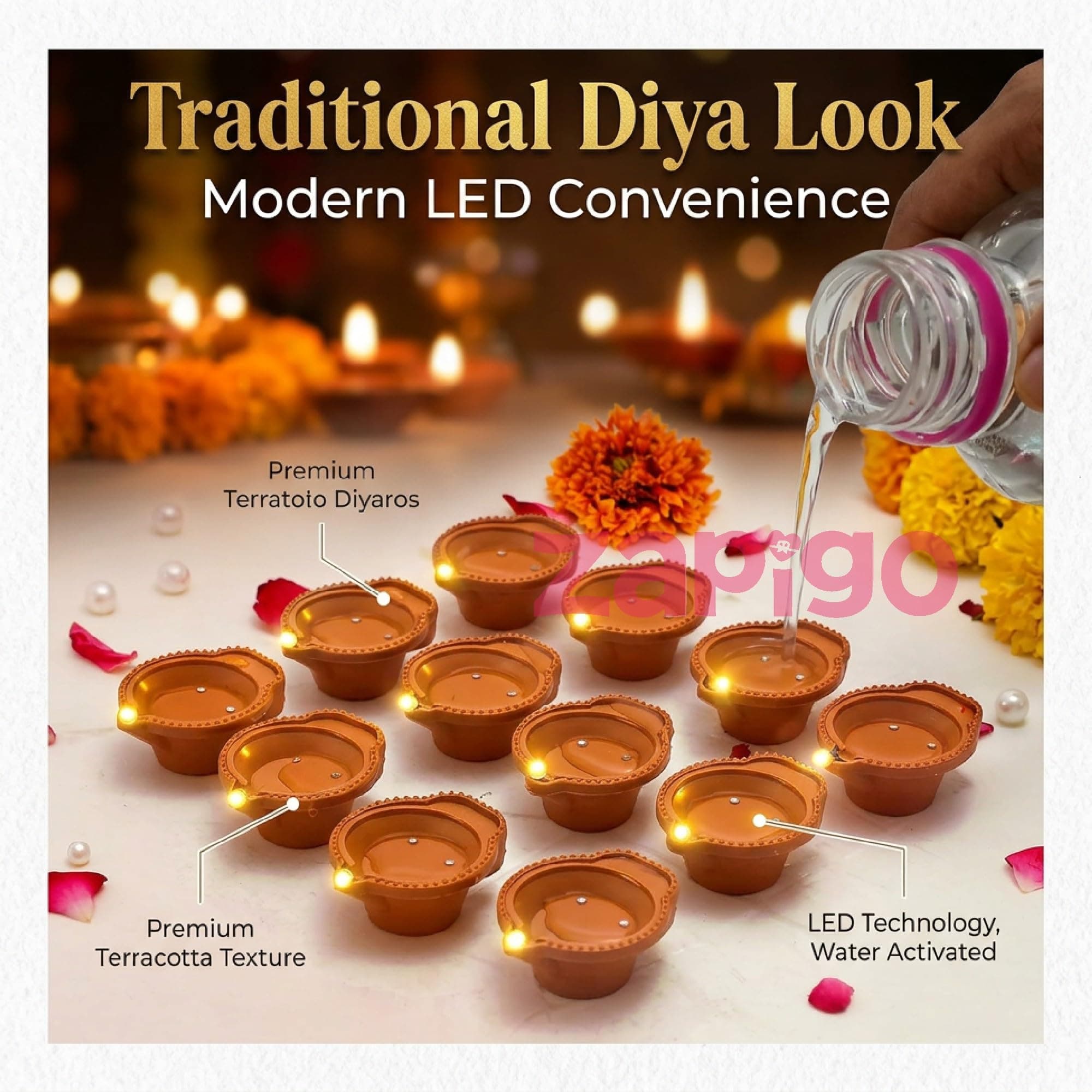 Balloonistics Sky Lantern (Water Diya Pack of 6) thumbnail 6