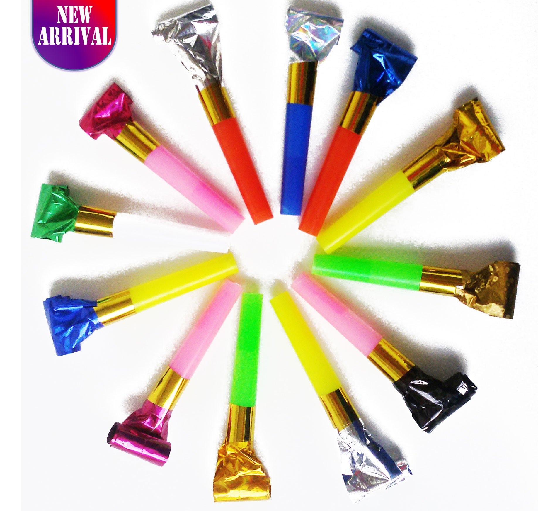 Balloonistics 72 Party Blowers with Noise / Squawkers