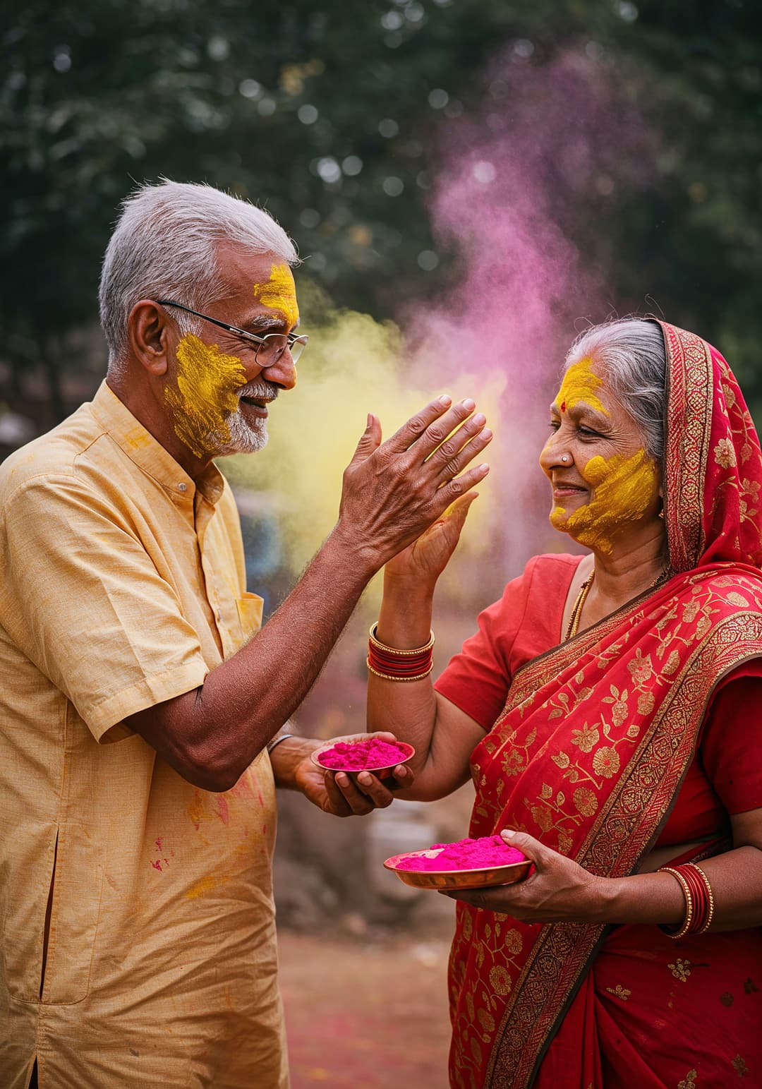 Holi celebration