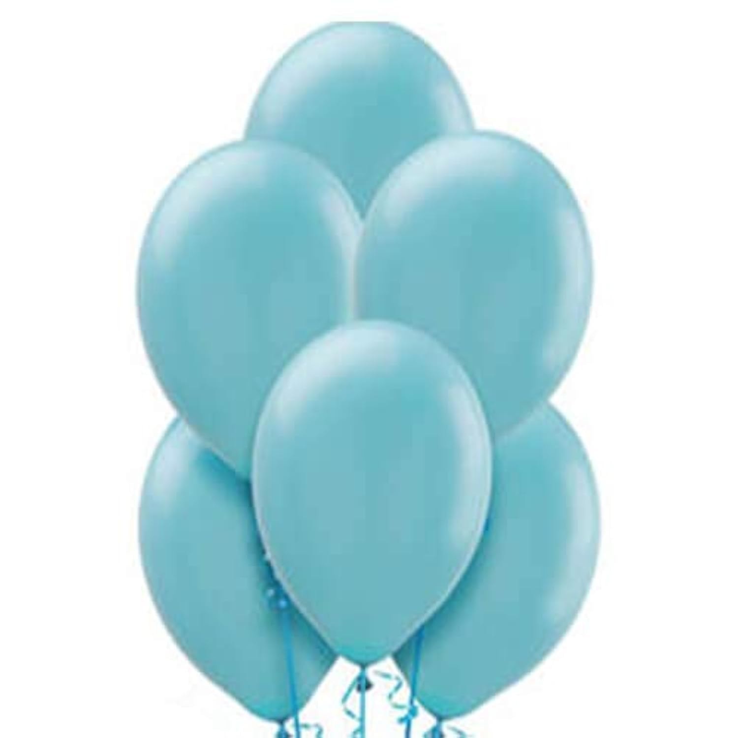 Balloonistics 25-Pack Pastel Blue Latex Balloons – Soft Matte Finish Balloons for Baby Shower, Boys Birthday, Winter Wonderland Theme & Elegant Party Decoration